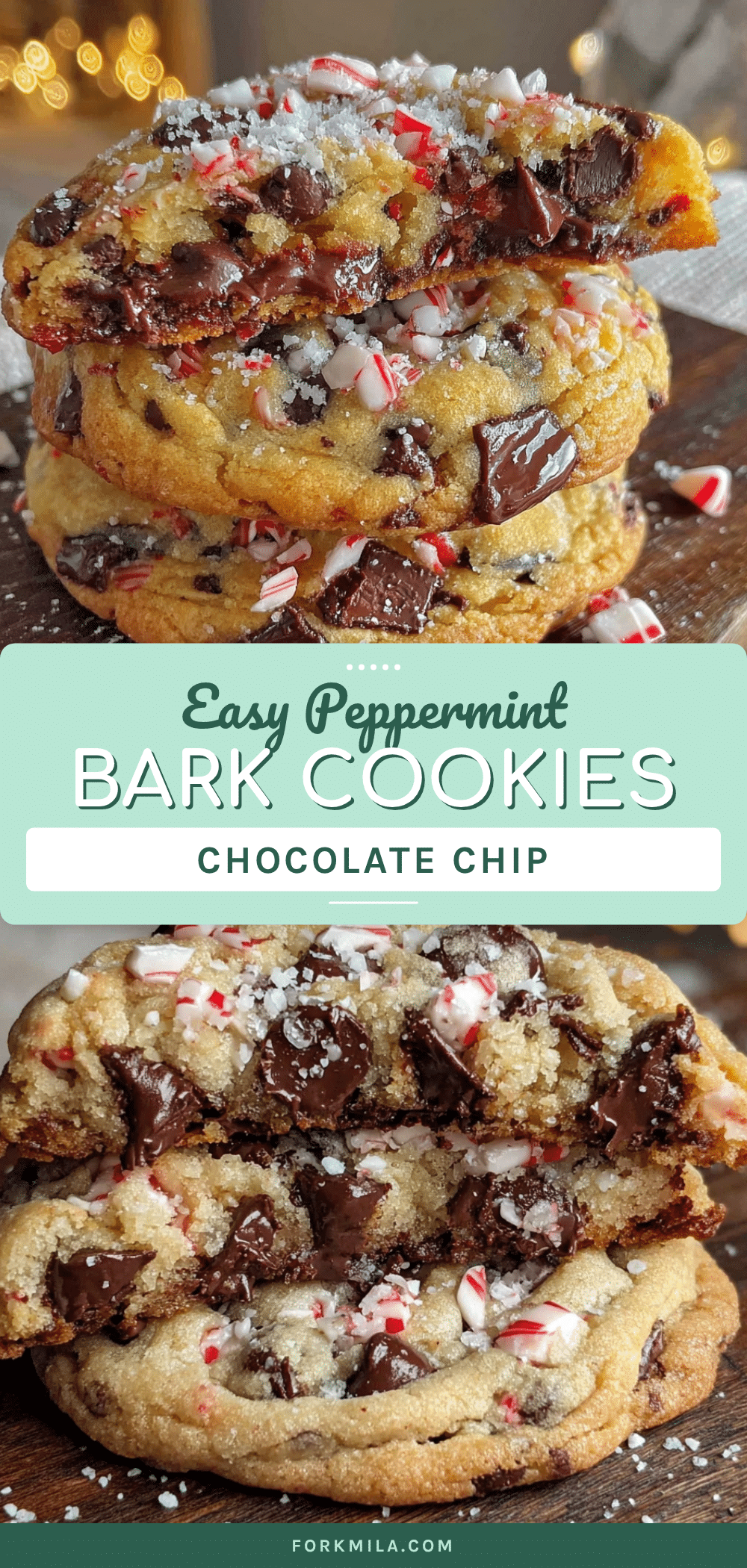 peppermint bark chocolate chip cookies recipe