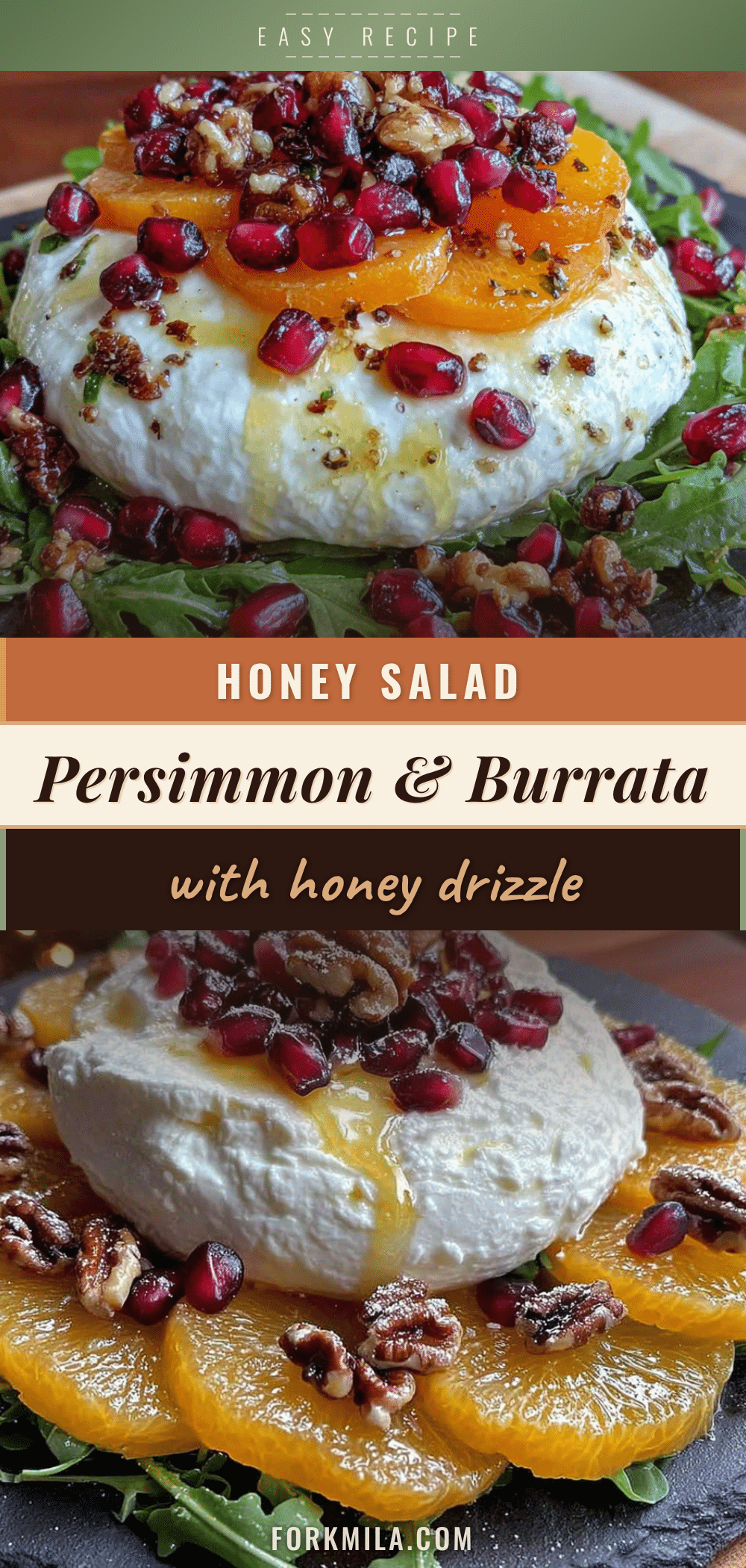 persimmon and burrata salad recipe