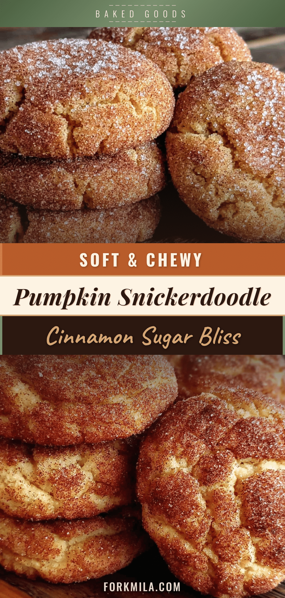 pumpkin snickerdoodle cookies recipe