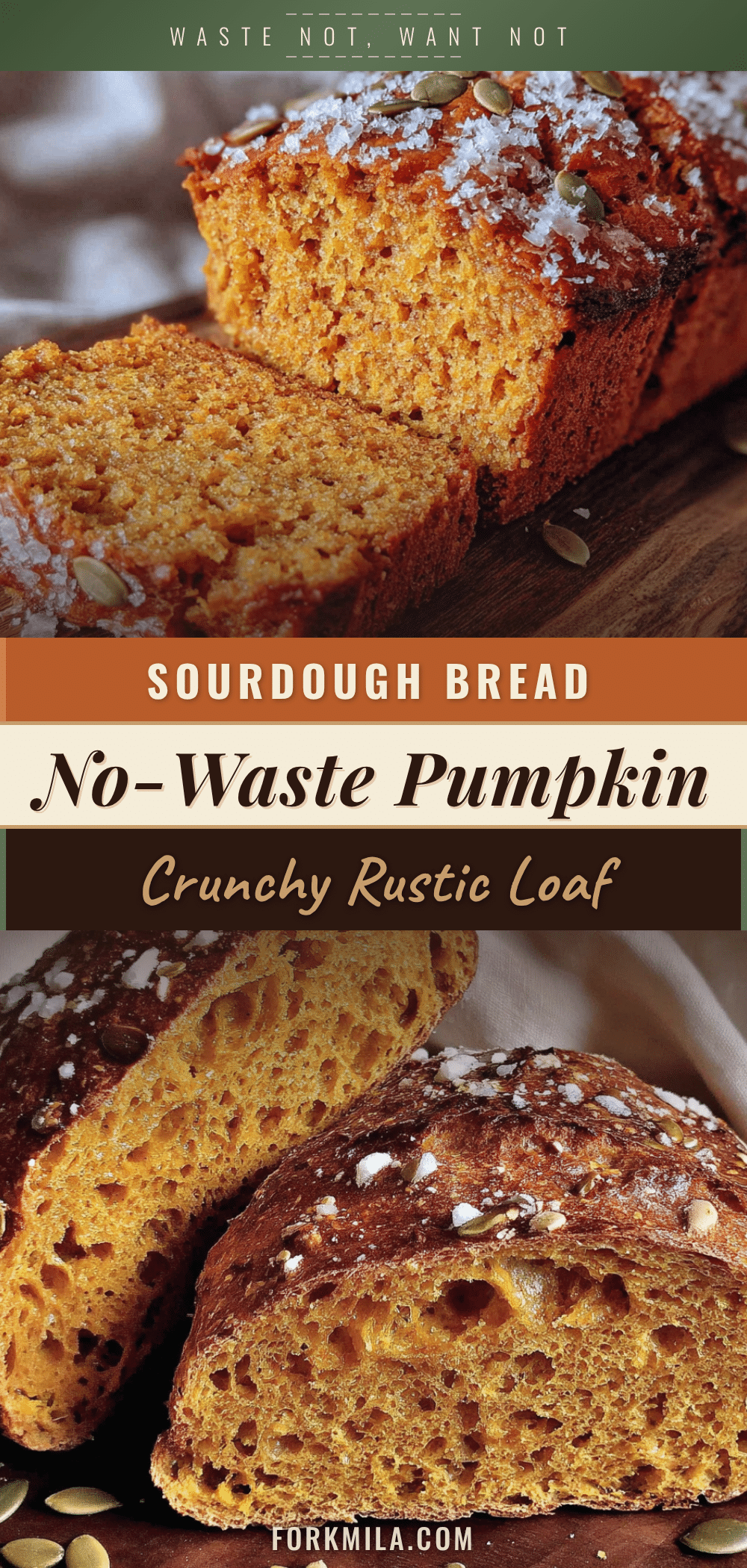 pumpkin sourdough discard bread recipe