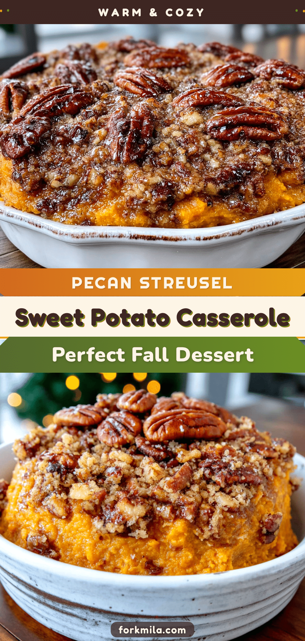 sweet potato casserole with pecan streusel recipe