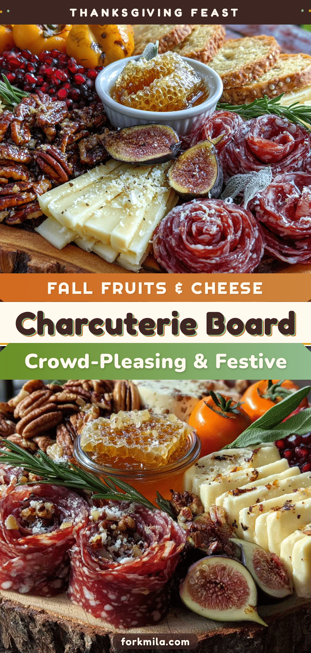 thanksgiving charcuterie board with fall fruits recipe