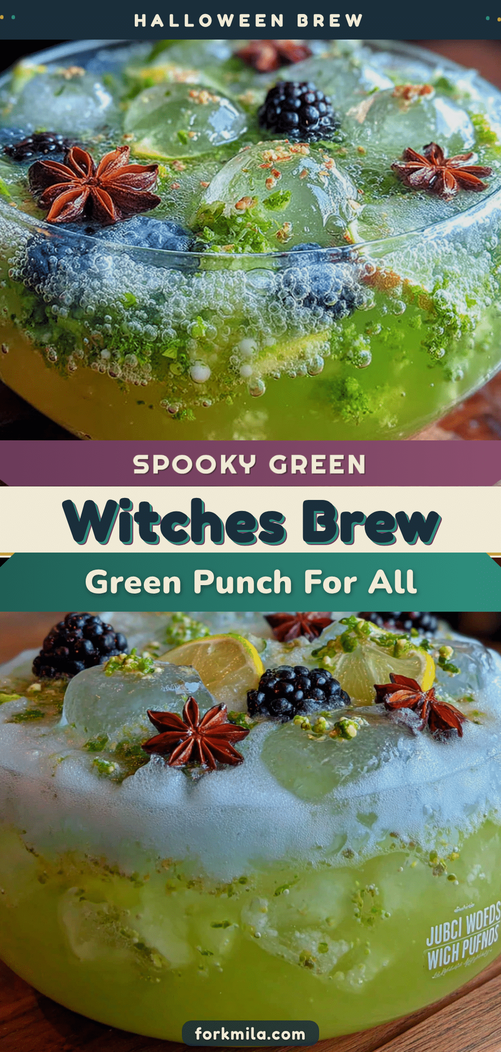witches brew green punch recipe